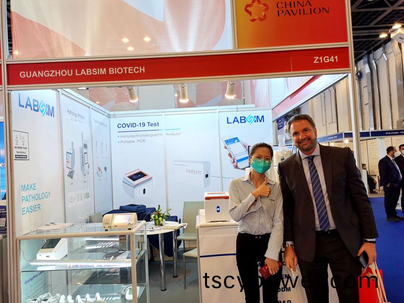 【展(zhan)會(hui)迴顧】藍(lan)勃(bo)生(sheng)物(wu)精綵(cai)亮(liang)相(xiang)2022 MEDLAB Middle East
